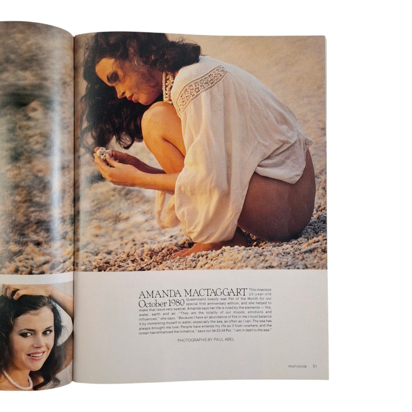Australian Penthouse Magazine September 1981 Carolynda / Pet of the YEAR