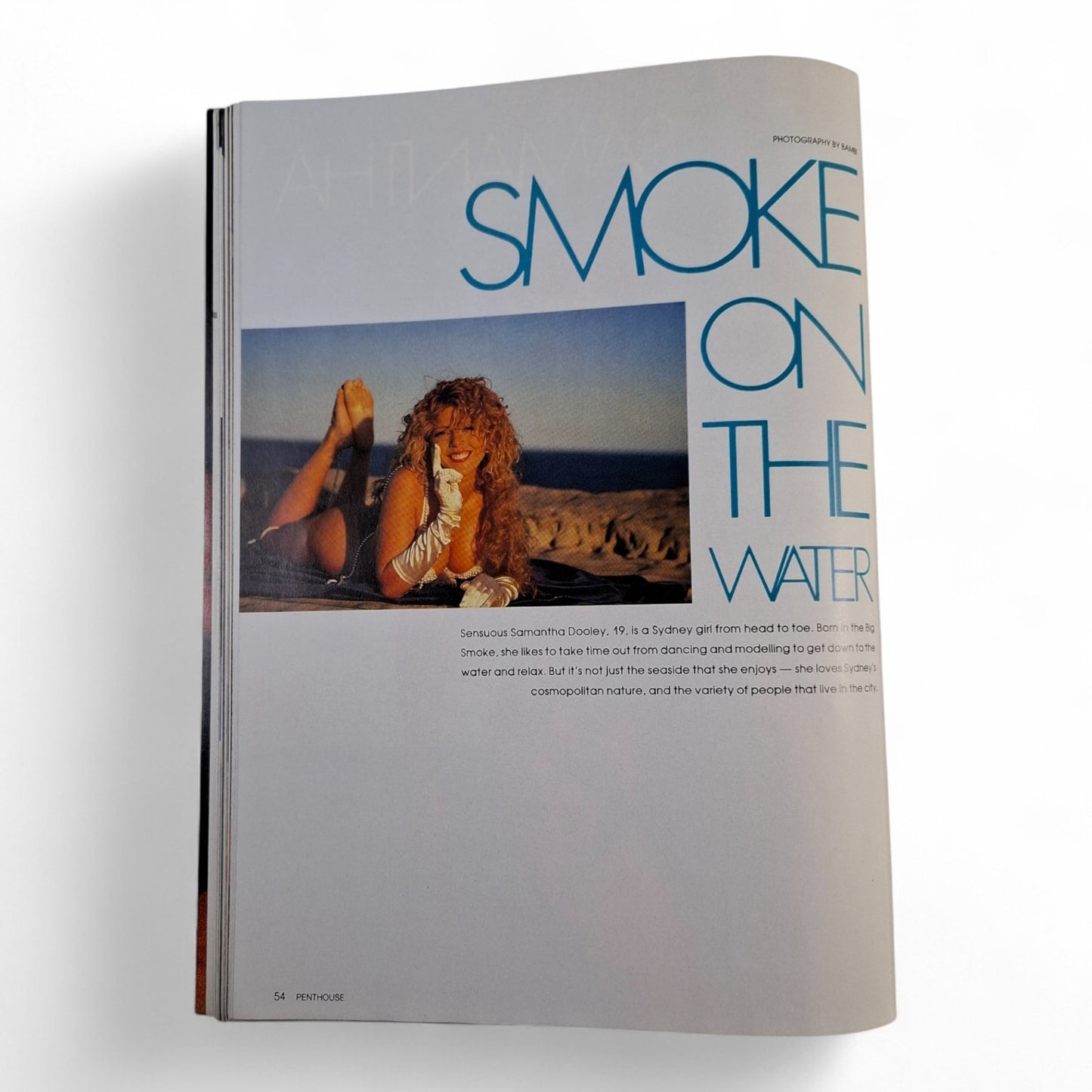 Australian Penthouse Magazine - Limited Edition May 1991 Samantha Dooley