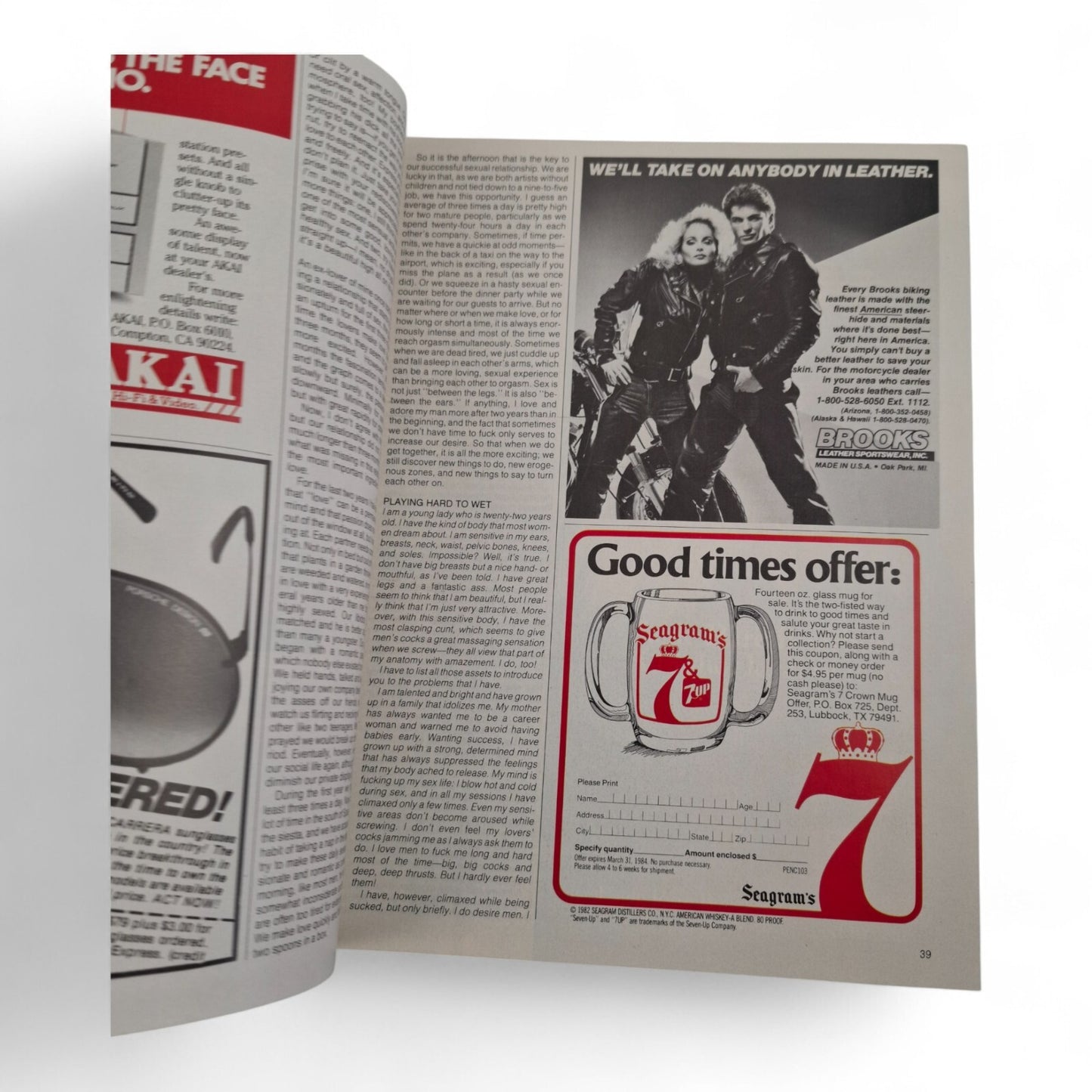 PENTHOUSE Canada Men's Magazine October 1983 Pia Zadora