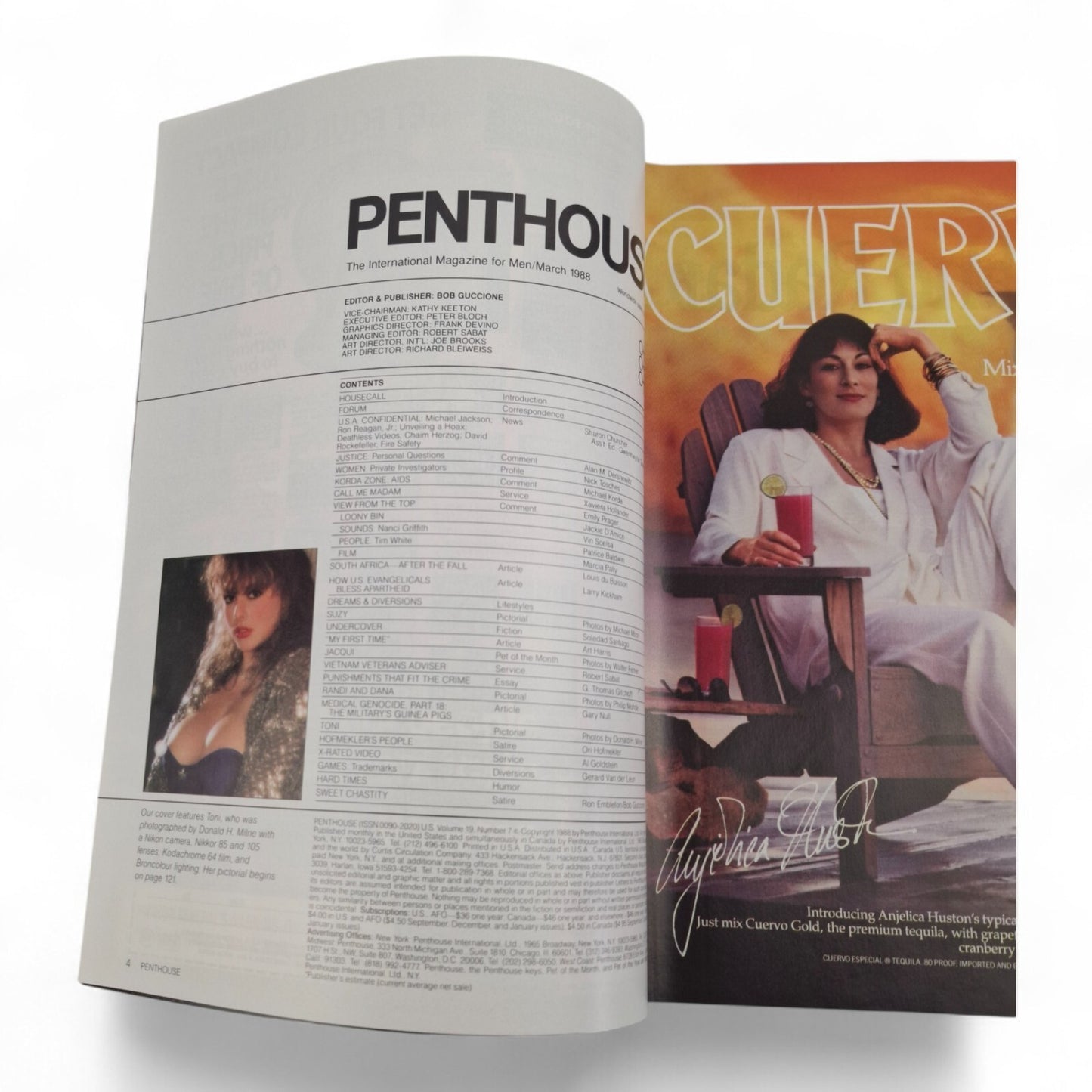 U.S PENTHOUSE Men's Magazine March 1988 Complete