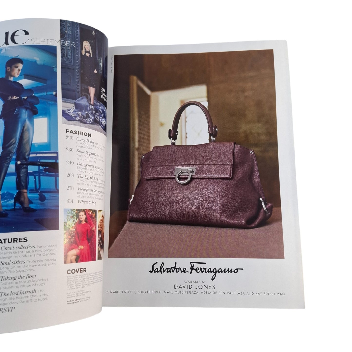 Vogue Australia Magazine September Bella Heathcote 2012 Cover EXCELLENT COMPLETE