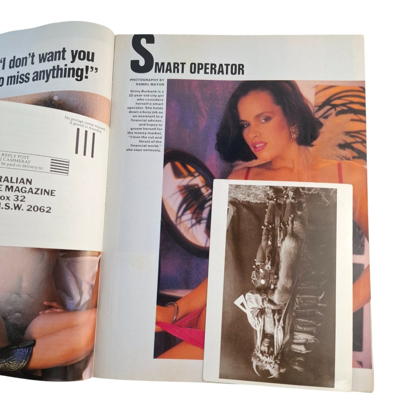 AUSTRALIAN PENTHOUSE Men's Magazine Black Label March 1991 Lucinda Foster