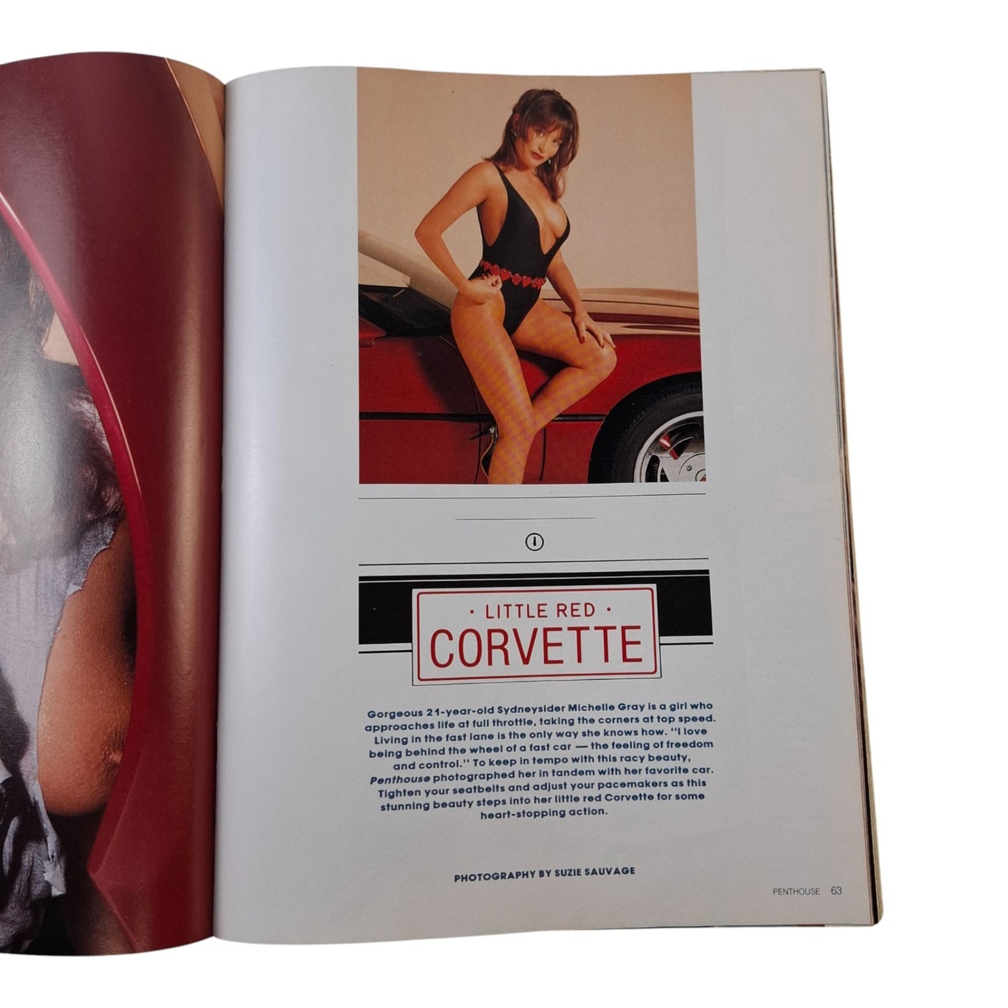 Australian Penthouse Magazine March 1990 Michelle Gray