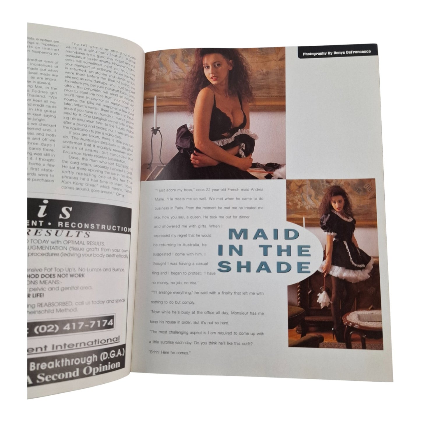 Australian Penthouse Magazine -Black Edition April 1996 Ashley Lauren