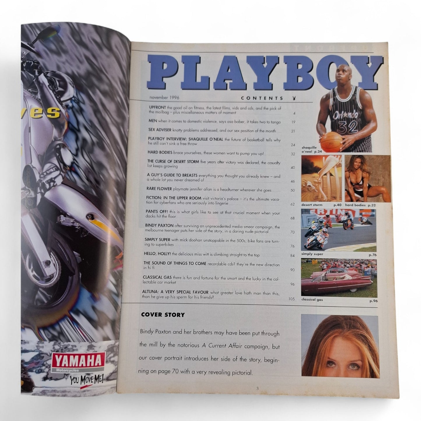 Australian Playboy Magazine November 1996 Bindy Paxton