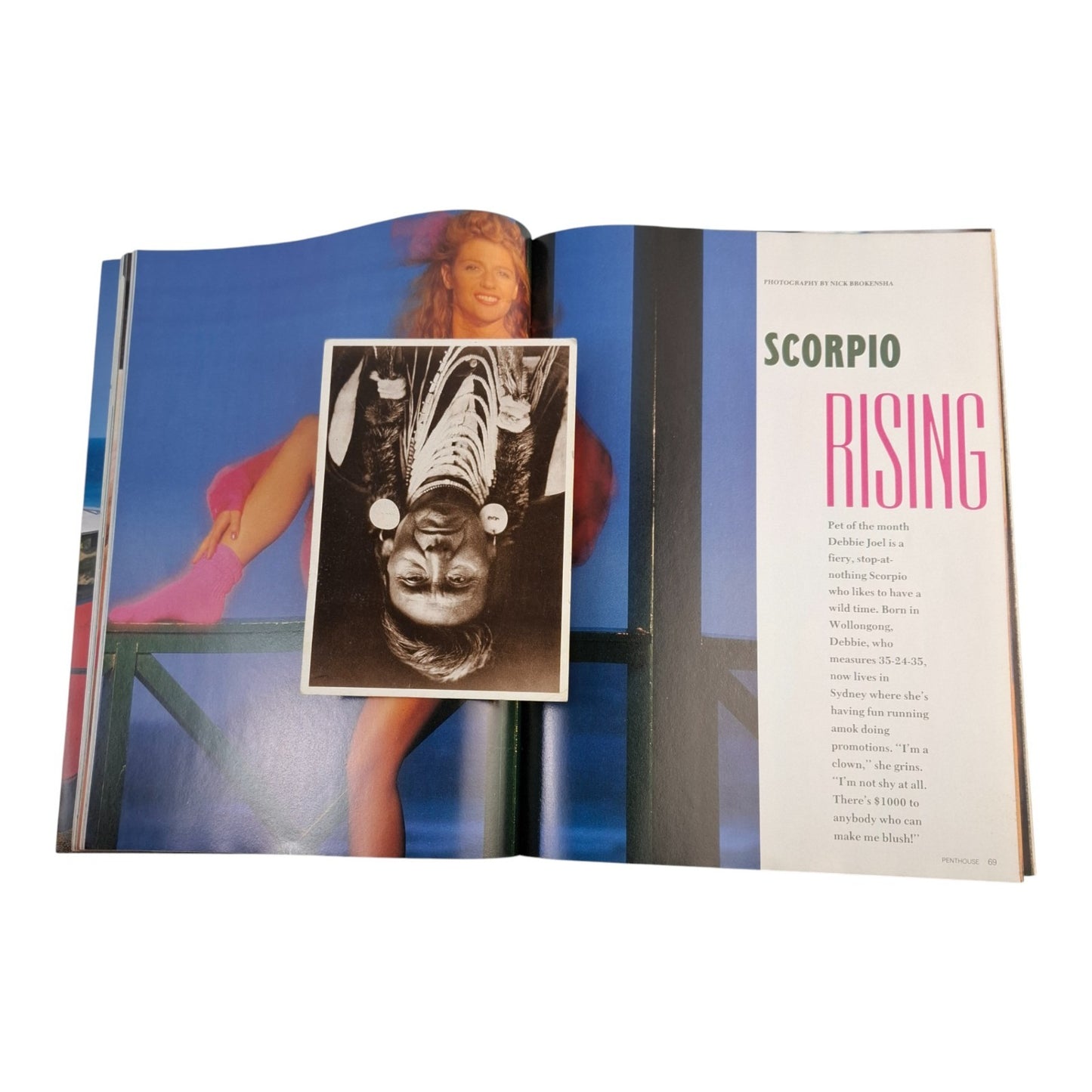 Australian Penthouse Magazine - Limited Edition December 1990 Debbi Joel