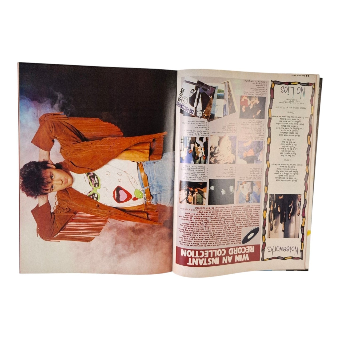 Smash Hits Magazine Australia January 1986 Wa Wa Nee / Cattletruck