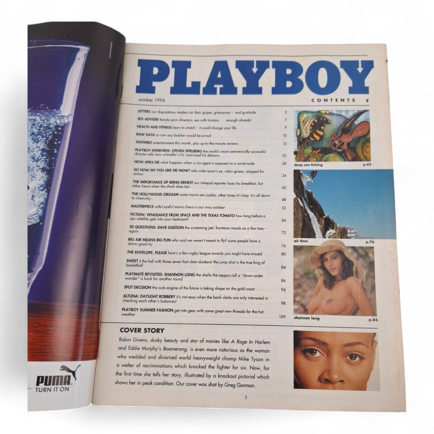Australian Playboy Magazine October 1994 Robin Givens