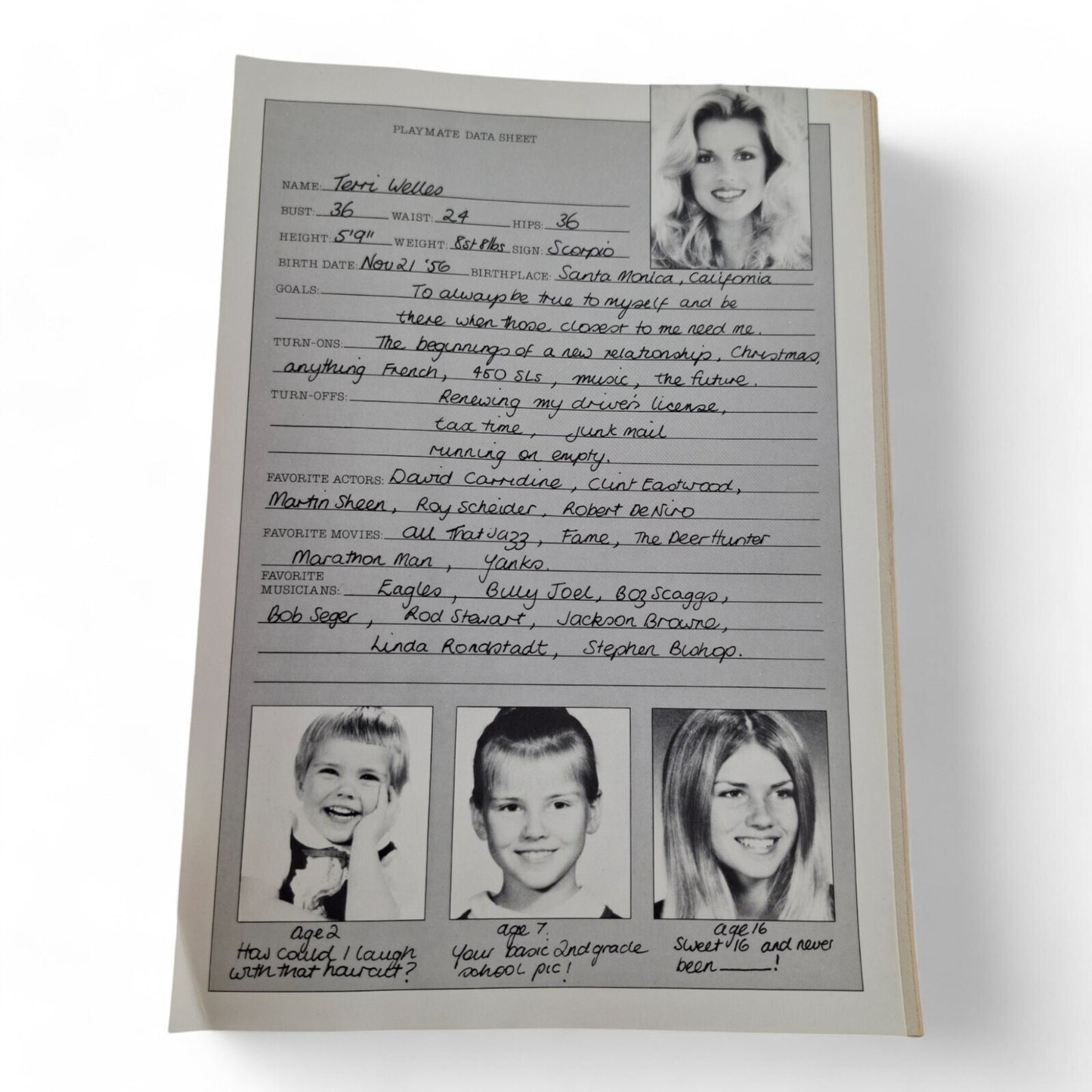 AUSTRALIAN PLAYBOY Magazine December 1980 Linda Kerridge / Terri Welles