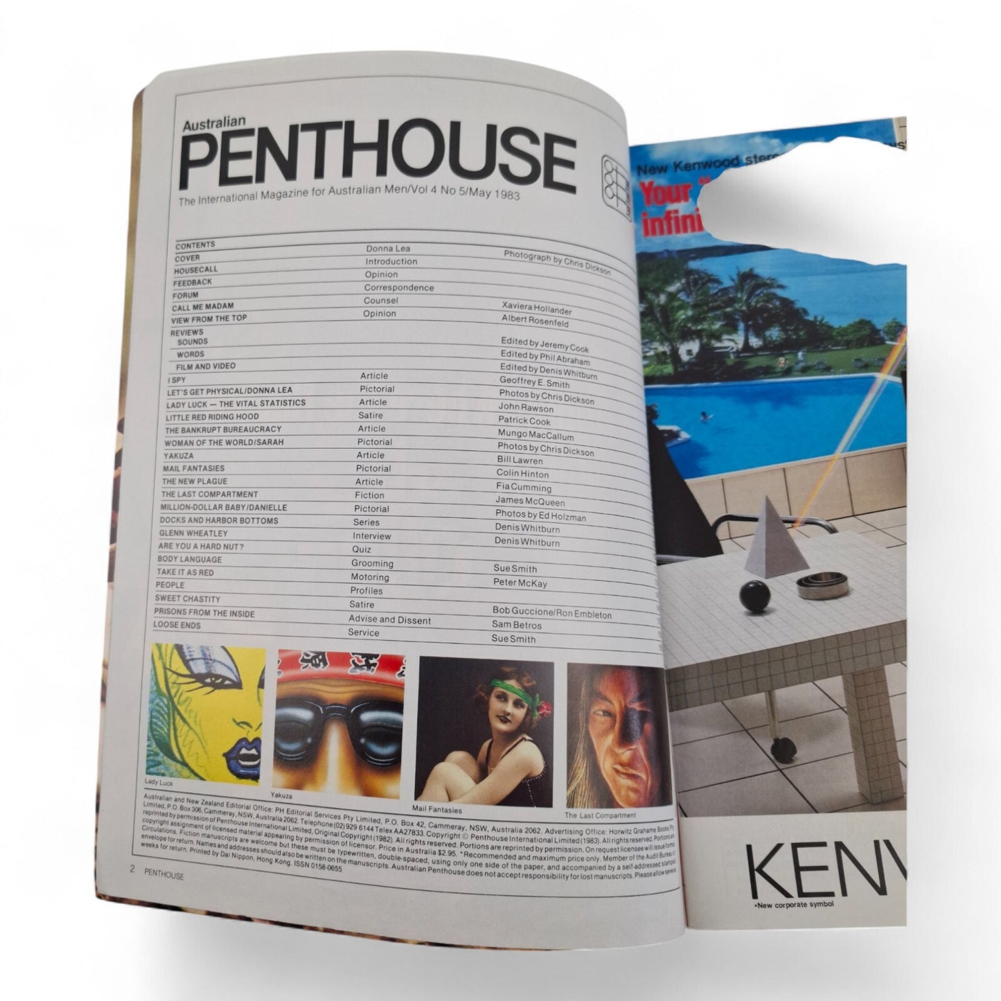 AUSTRALIAN PENTHOUSE Men's Magazine May 1983 Complete Excellent