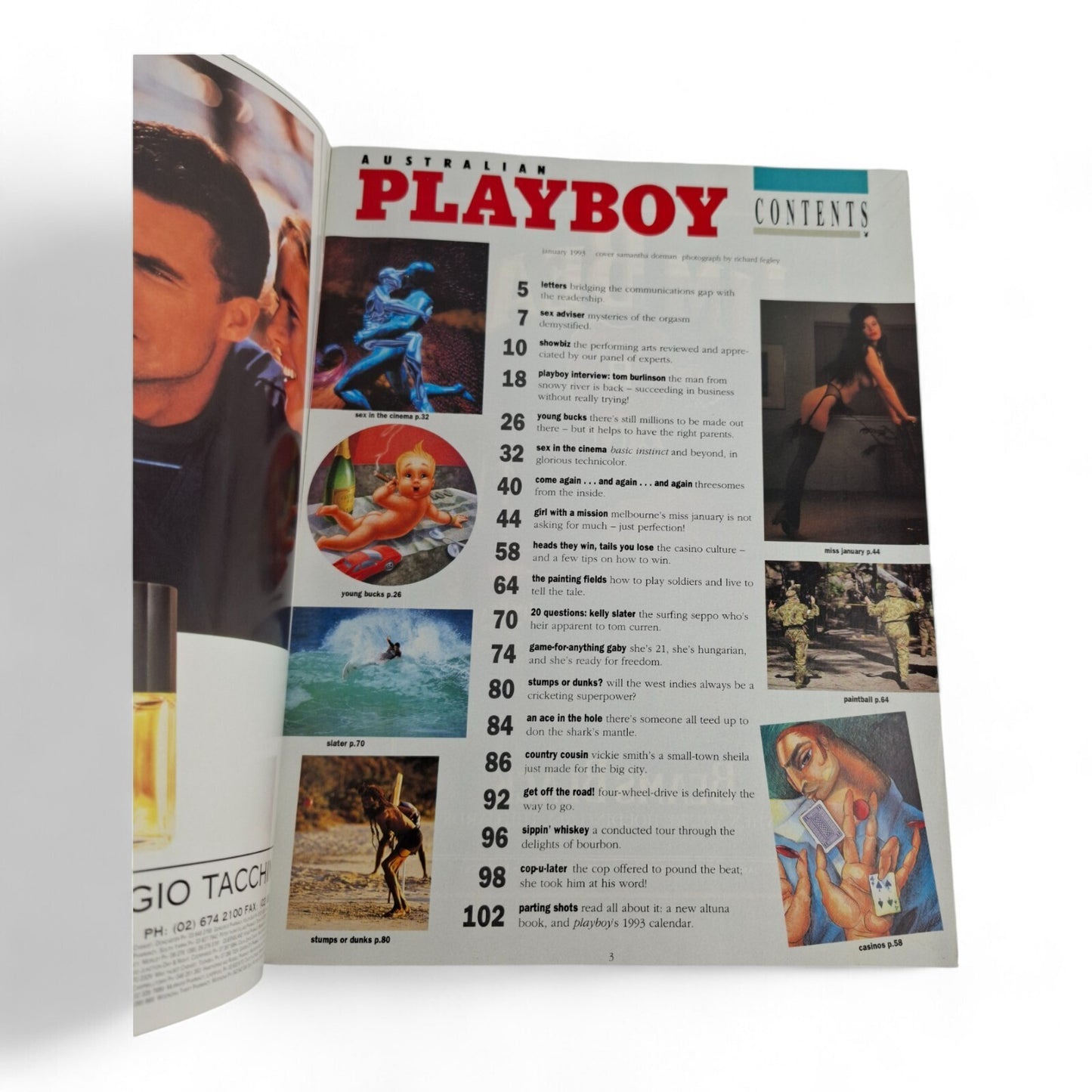 Australian Playboy Magazine January 1993 Kim Doherty