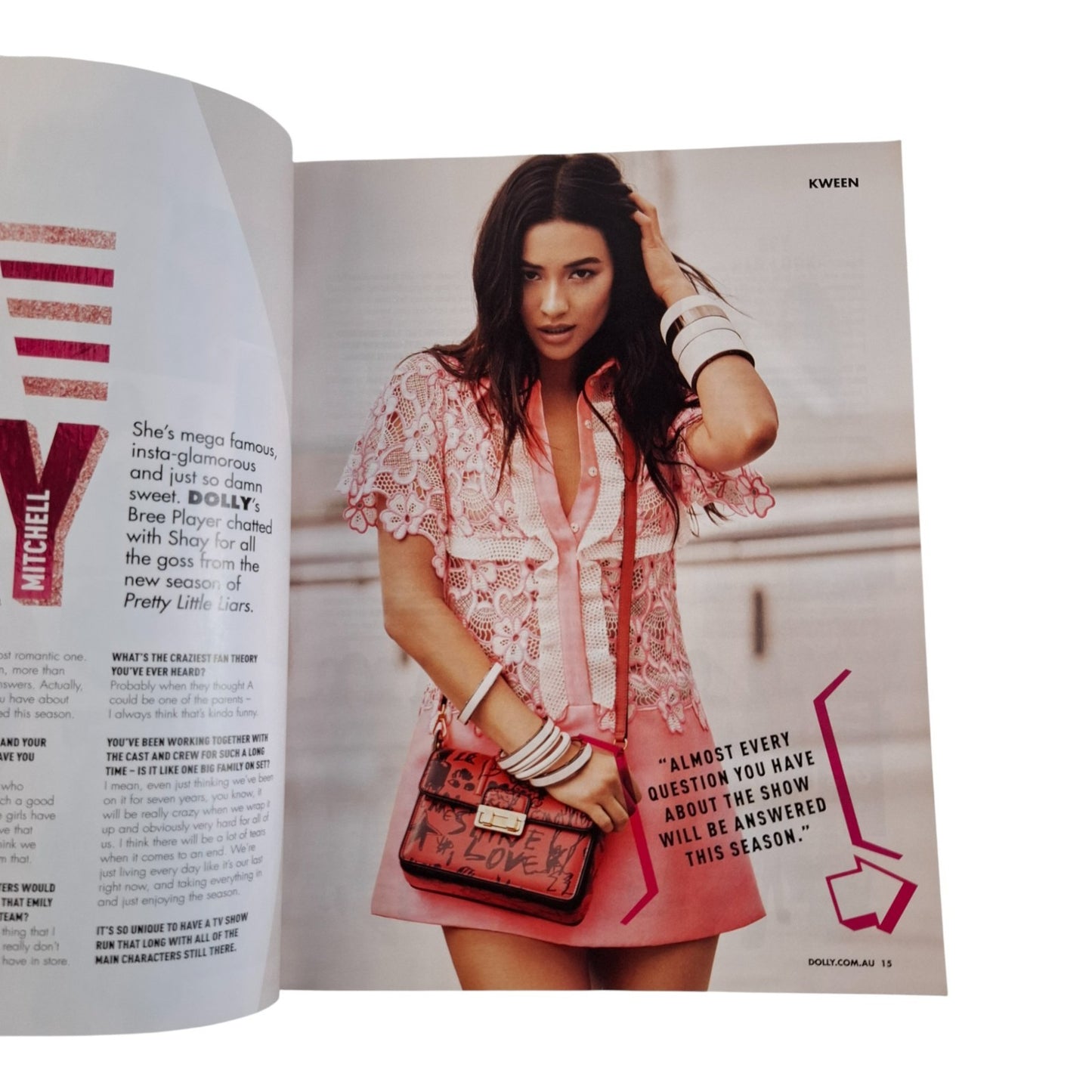 Dolly Magazine Australia - August 2016 - Shay Mitchell