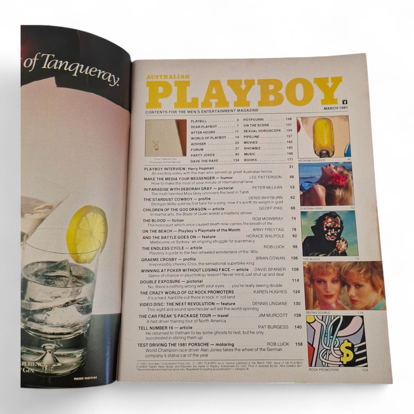 Australian Playboy: March 1981 - Magazine / Willie Nelson, Deborah Gray