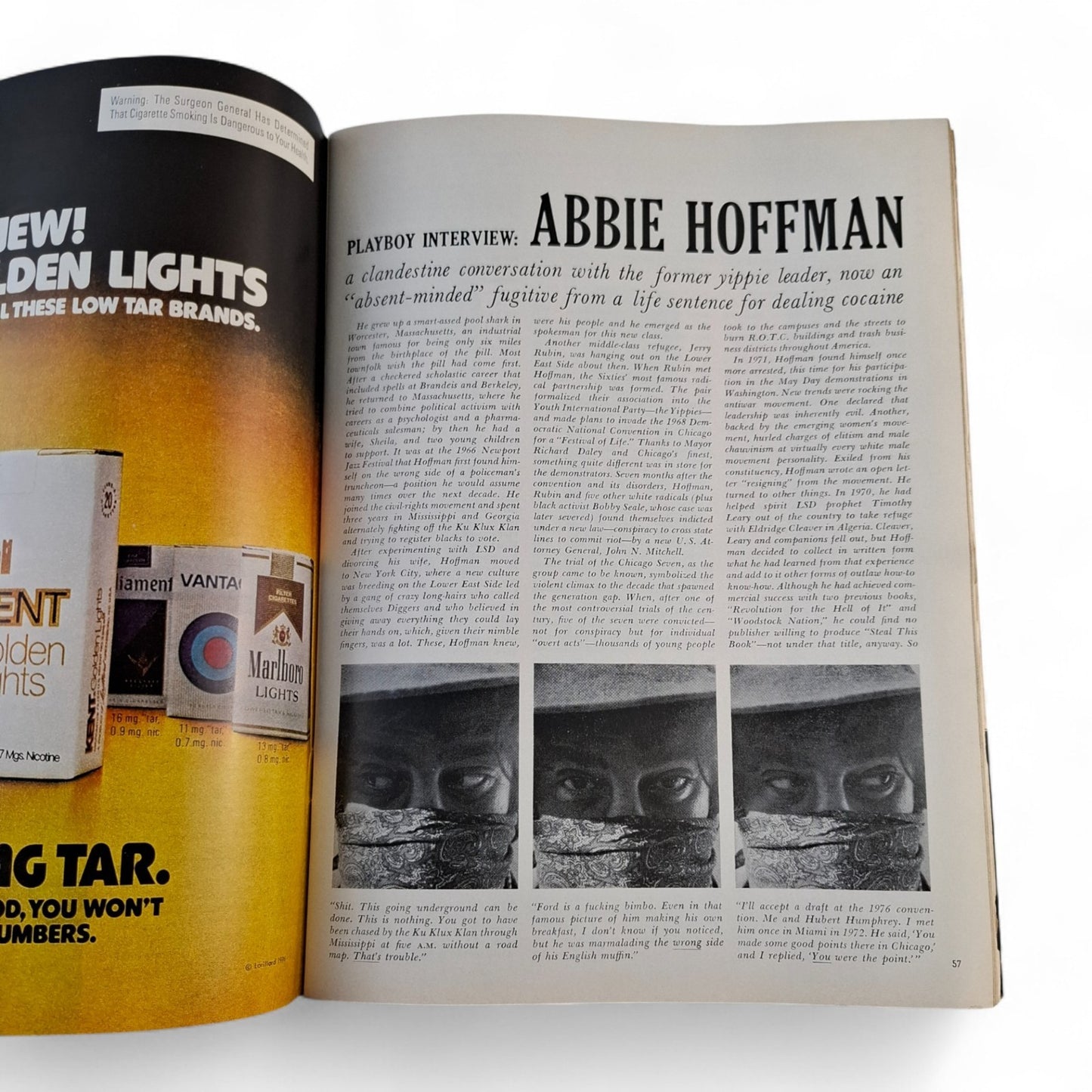 PLAYBOY Magazine US May 1976 - with Patricia Margot McClain Abbie Hoffman