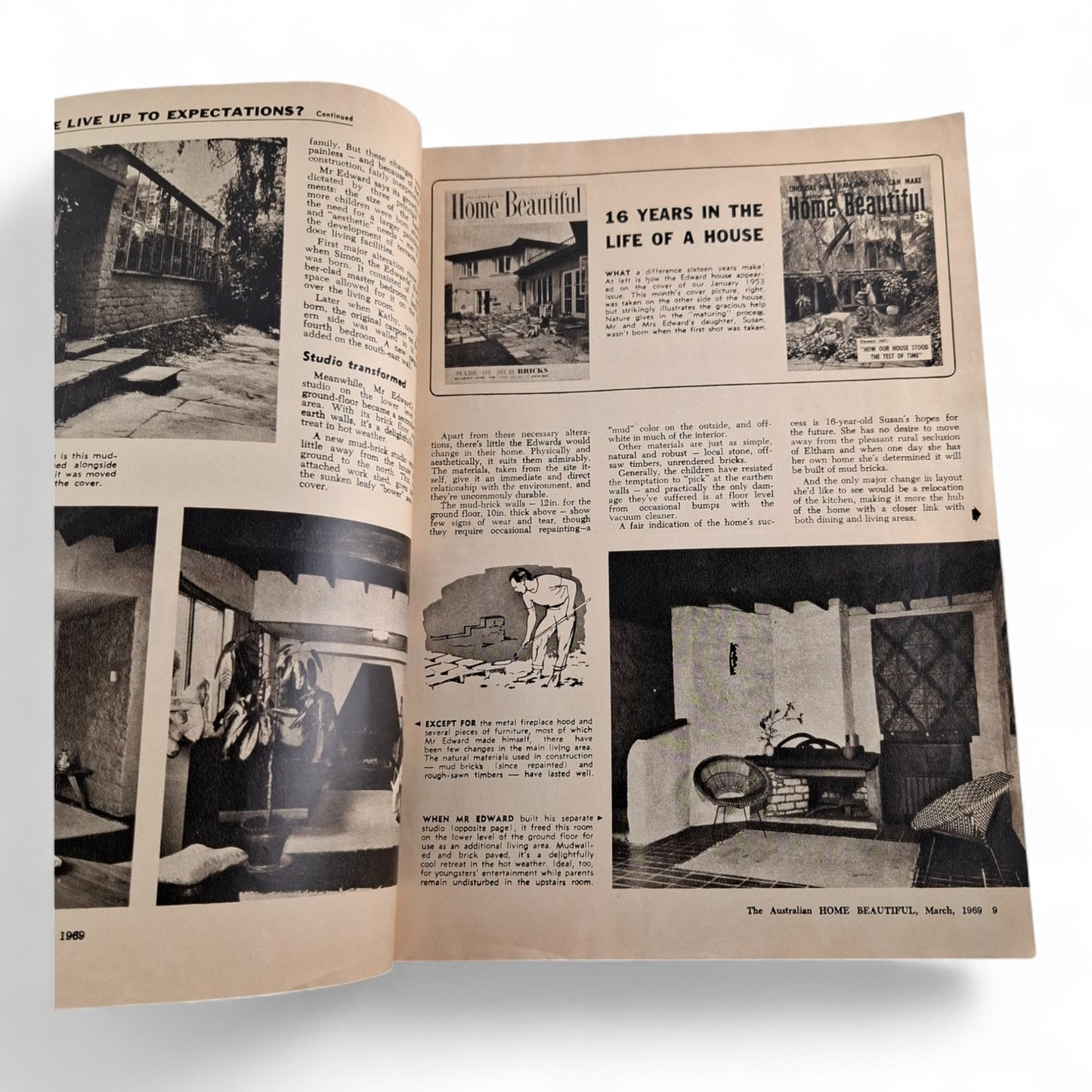 Australian Home Beautiful - March 1969 - Magazine