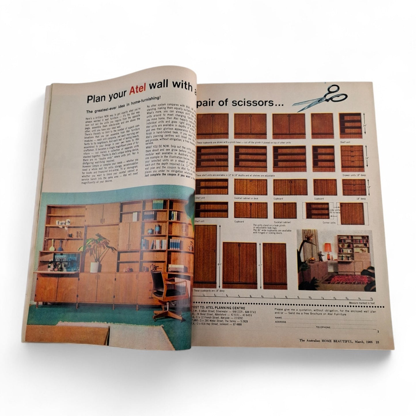 Australian Home Beautiful - March 1968 - Magazine