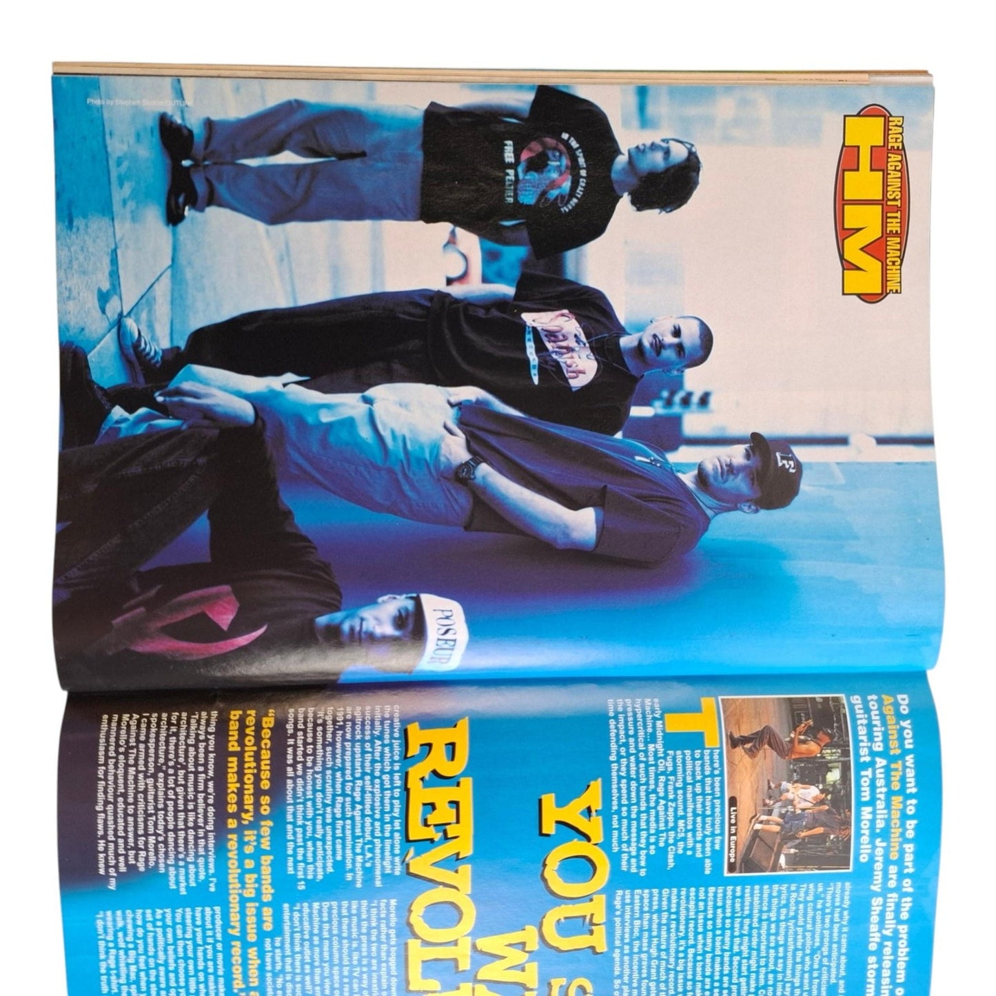Hot Metal #83 February 1996 Magazine Rage Against The Machine