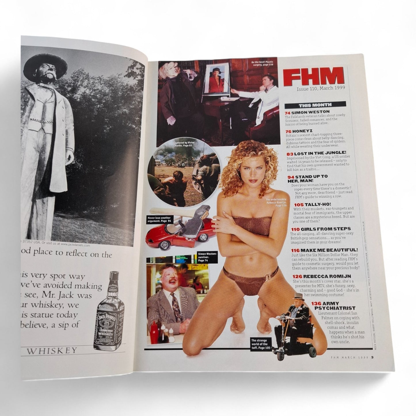 FHM Magazine Australia March 1999 Rebecca Romijn