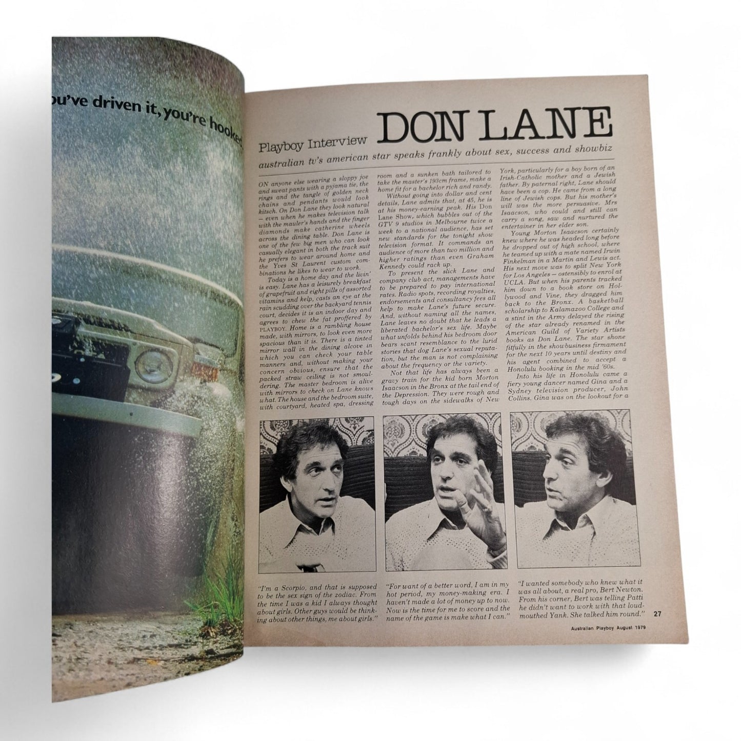 Vintage Australian Playboy - August 1979 - Magazine Julie Lambert