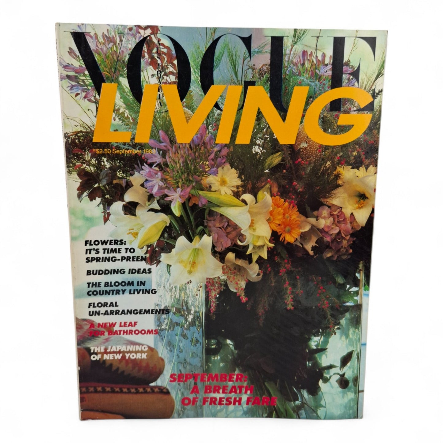 Vintage Vogue Living Australia Magazine - September No.5 1983