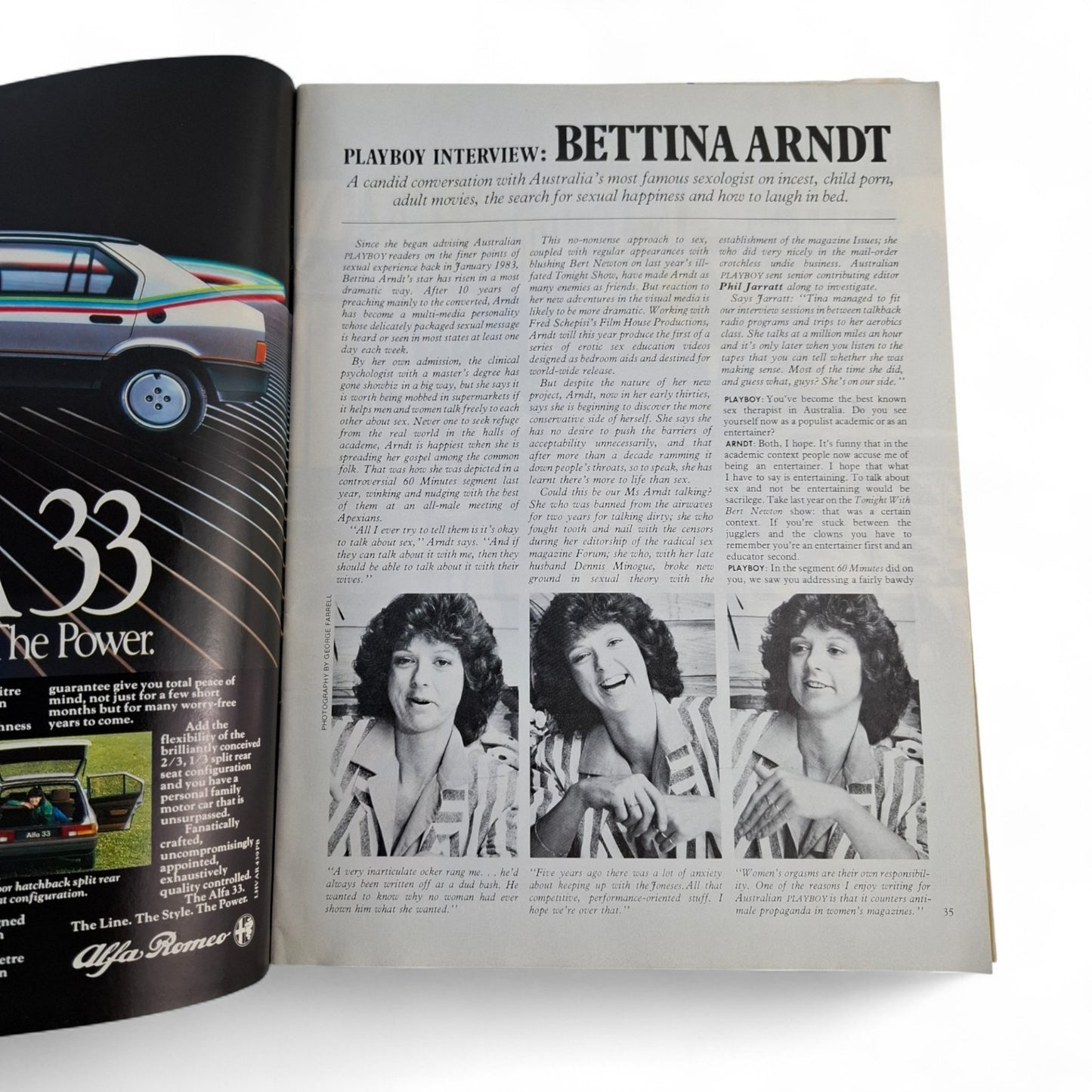 Australian Playboy Magazine March 1985 Petra Jokisch Susie Croucher