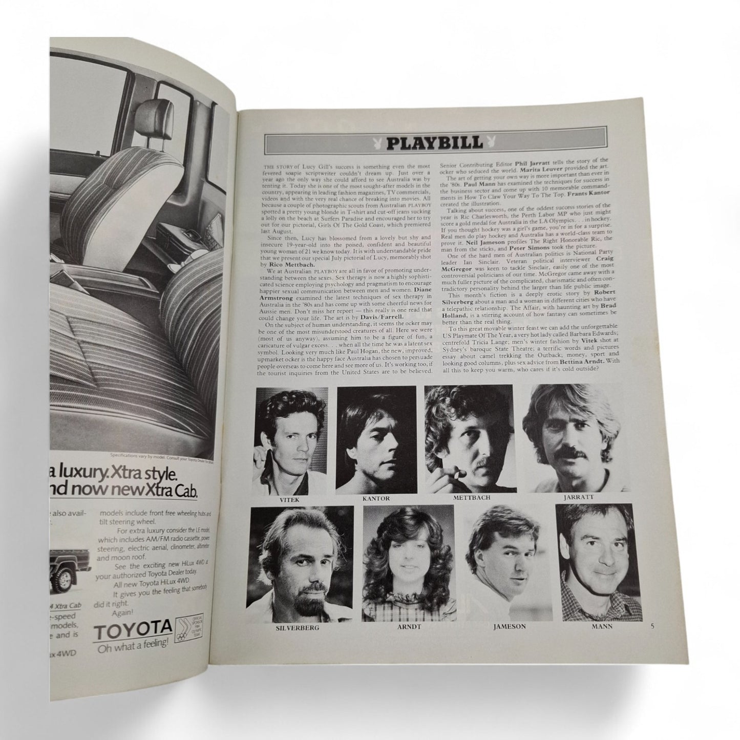Australian Playboy Magazine July 1984 Tricia Lange
