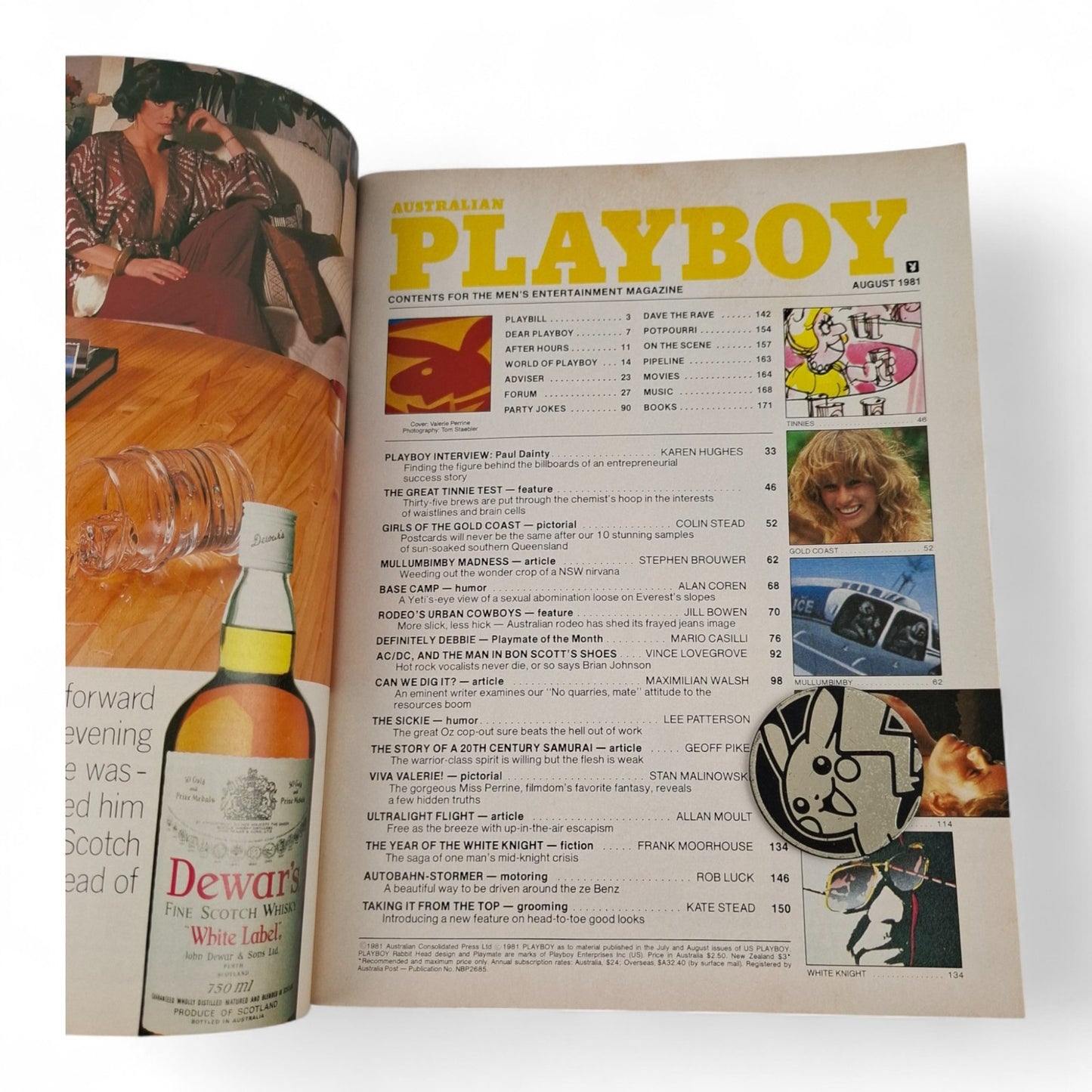 Australian Playboy Magazine - August 1981 - Valerie Perrine + Debbie Boostrom
