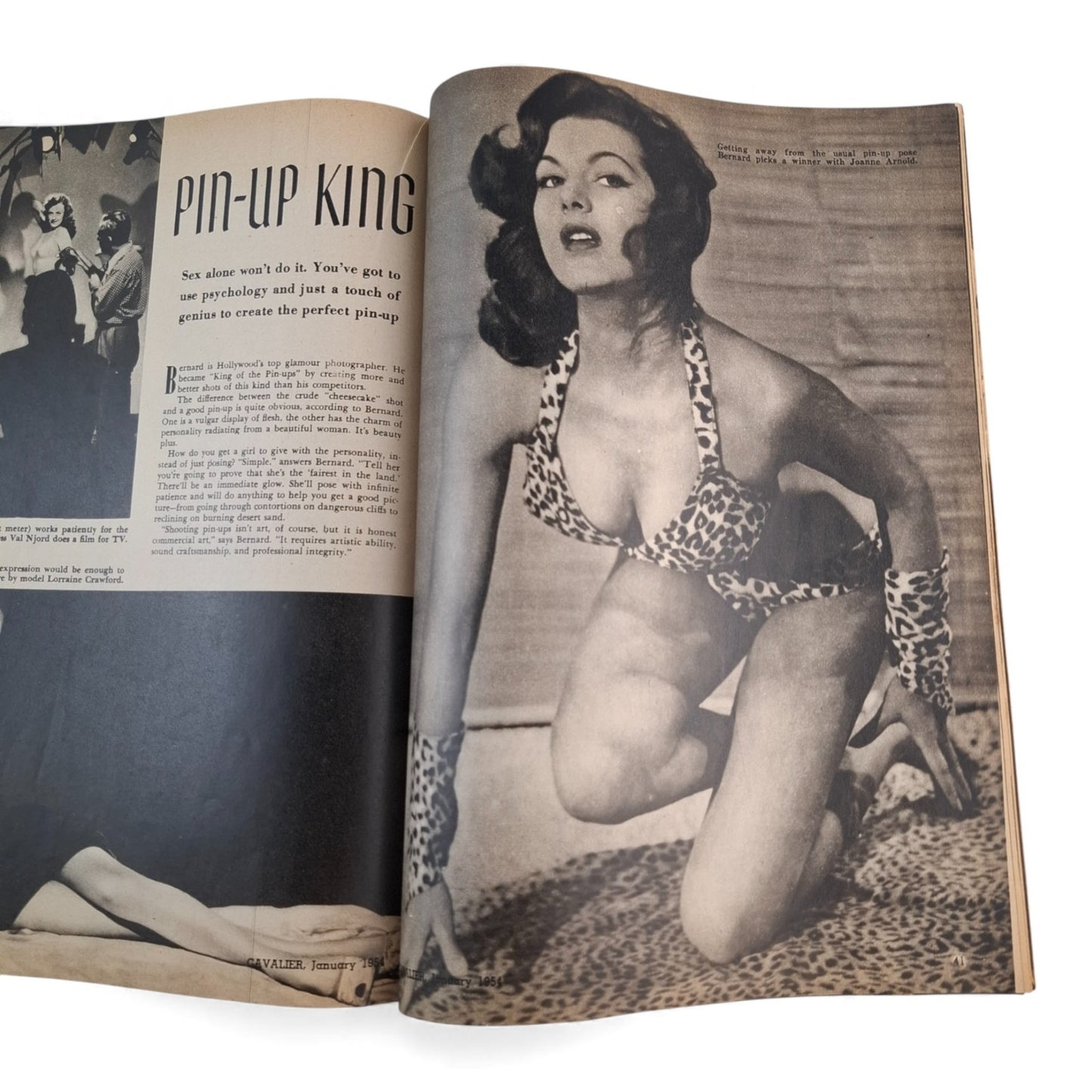 Cavalier Magazine Australia For Men January 1954 Vol. 1 No. 6 - Vargas Girl