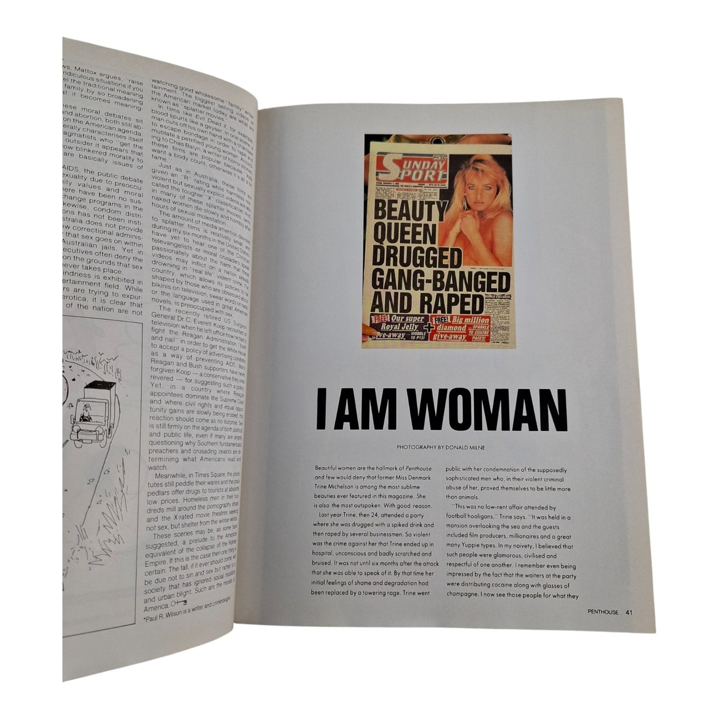 AUSTRALIAN PENTHOUSE Men's Magazine May 1990 Black Label Tracy Wynters