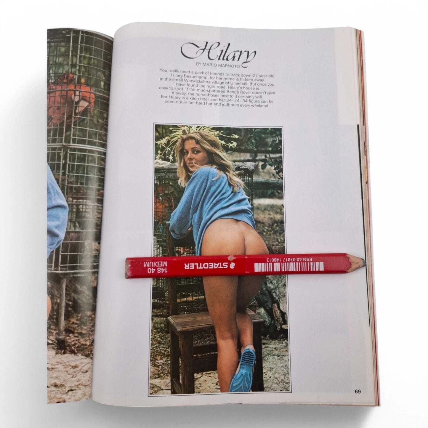 Vintage Mayfair Magazine Vol. 16 No. 8 August 1981 Playboy Lucinda Baxter