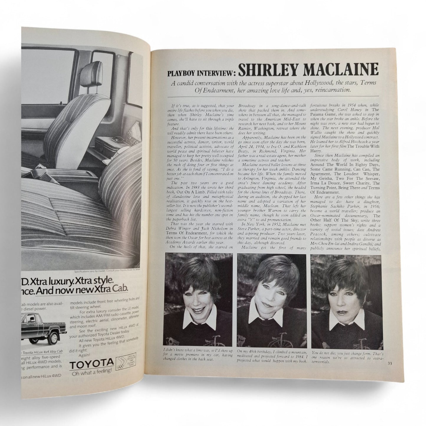 Australian Playboy Magazine October 1984 Kirsten Ottlewsk