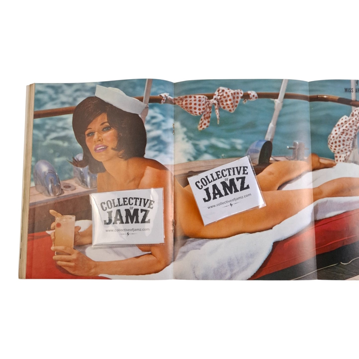 PLAYBOY Magazine April 1963 Kelly Collins / Sandra Settani
