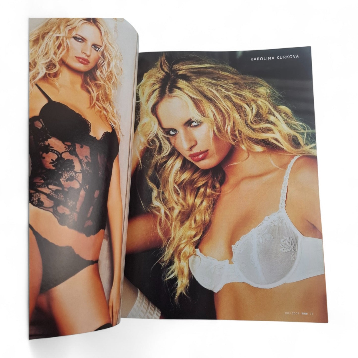 FHM MAGAZINE Deutschland Germany July 2004 Karolina Kurkova