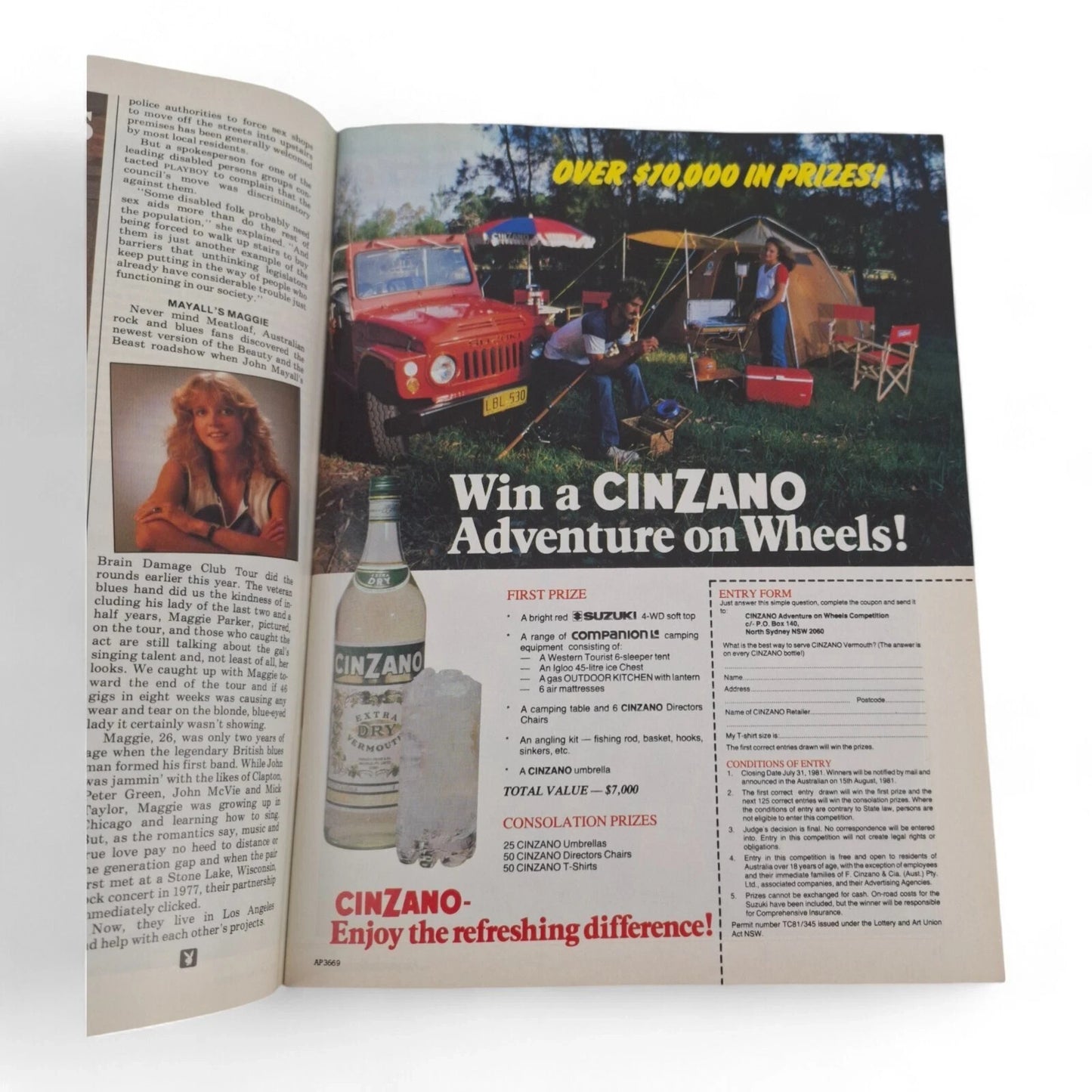 Australian PLAYBOY Magazine July 1981 CF Heidi Sorenson