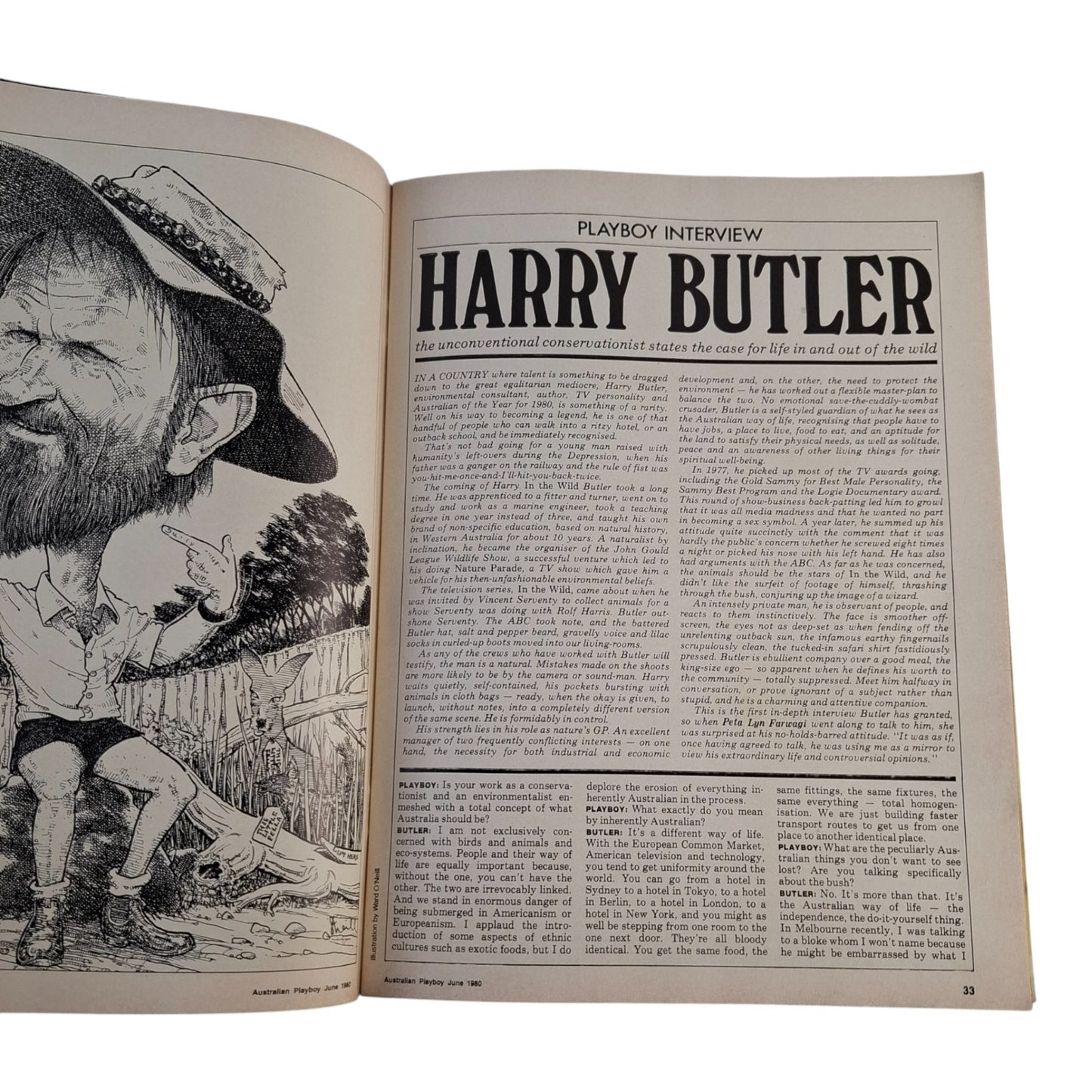 AUSTRALIAN PLAYBOY Magazine June 1980 Zy Laurent / Harry Butler