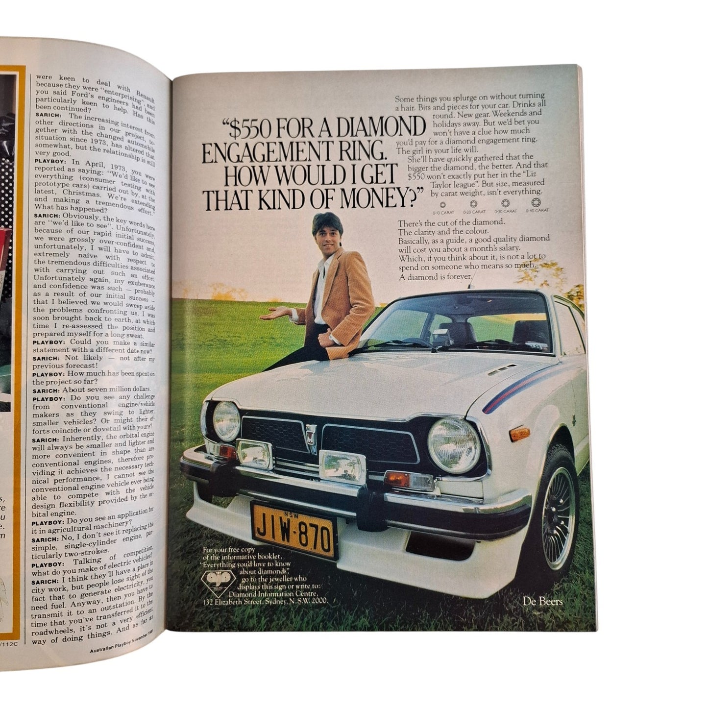 Australian Playboy Magazine November 1981 - Marie Jonsson / Shannon Tweed