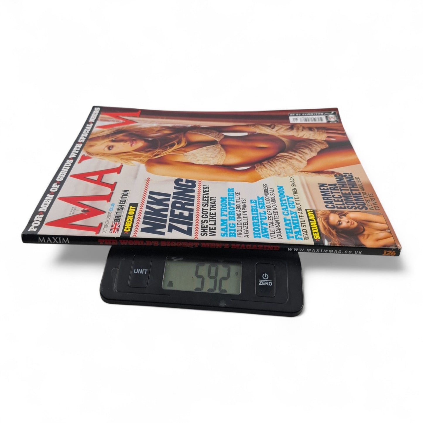 Maxim UK October 2005 Kasabian Knights NIKKI ZIERING Carmen Electra