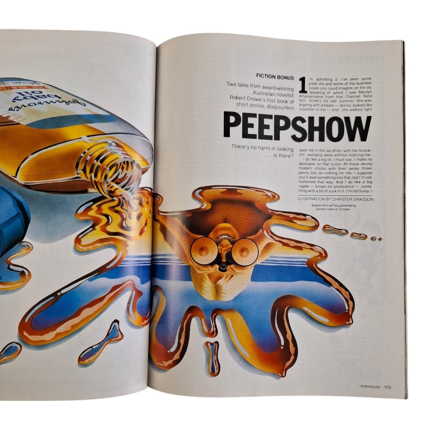 Australian Penthouse Magazine September 1983 Shana Ross, Laura Tomei NO C/F