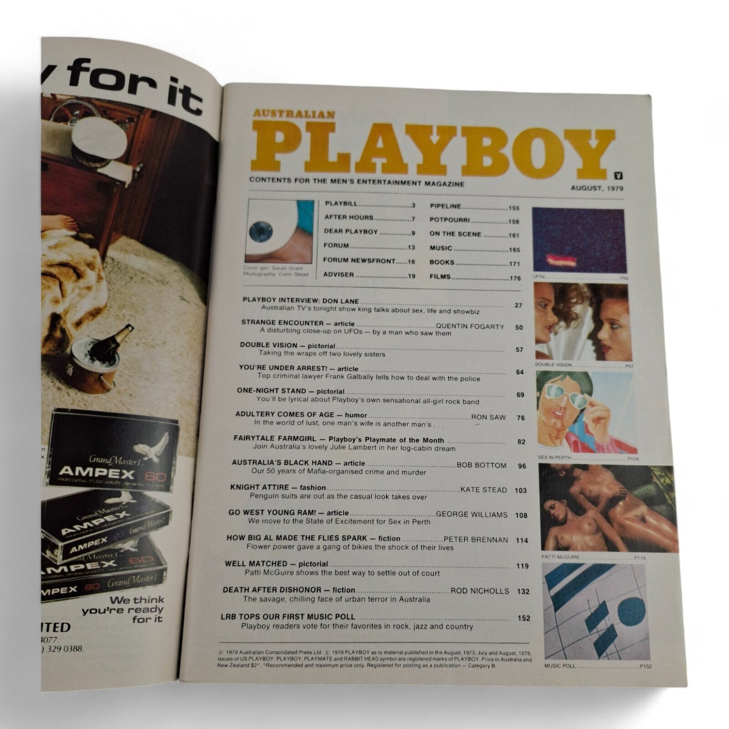 Vintage Australian Playboy - August 1979 - Magazine Complete
