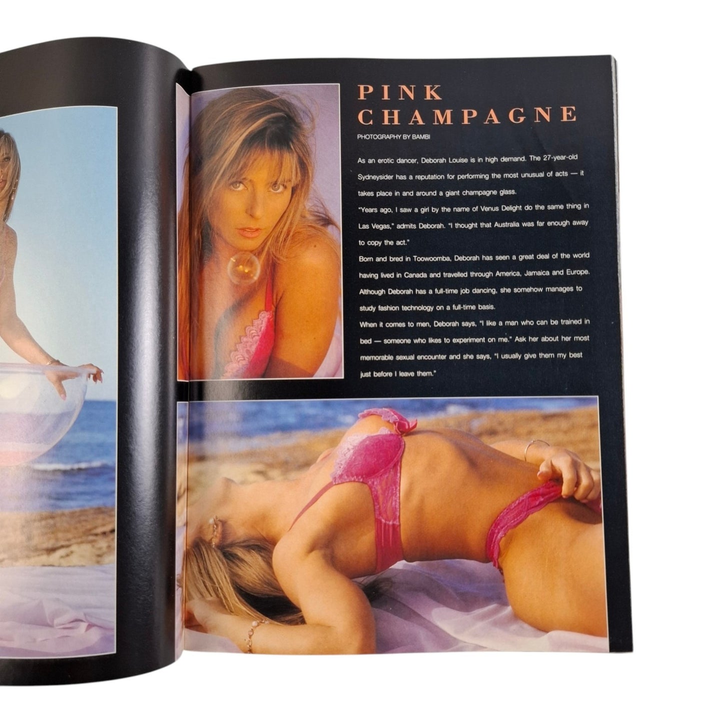 Australian Penthouse Magazine February 1994 Monika Stevens / Deborah Louise