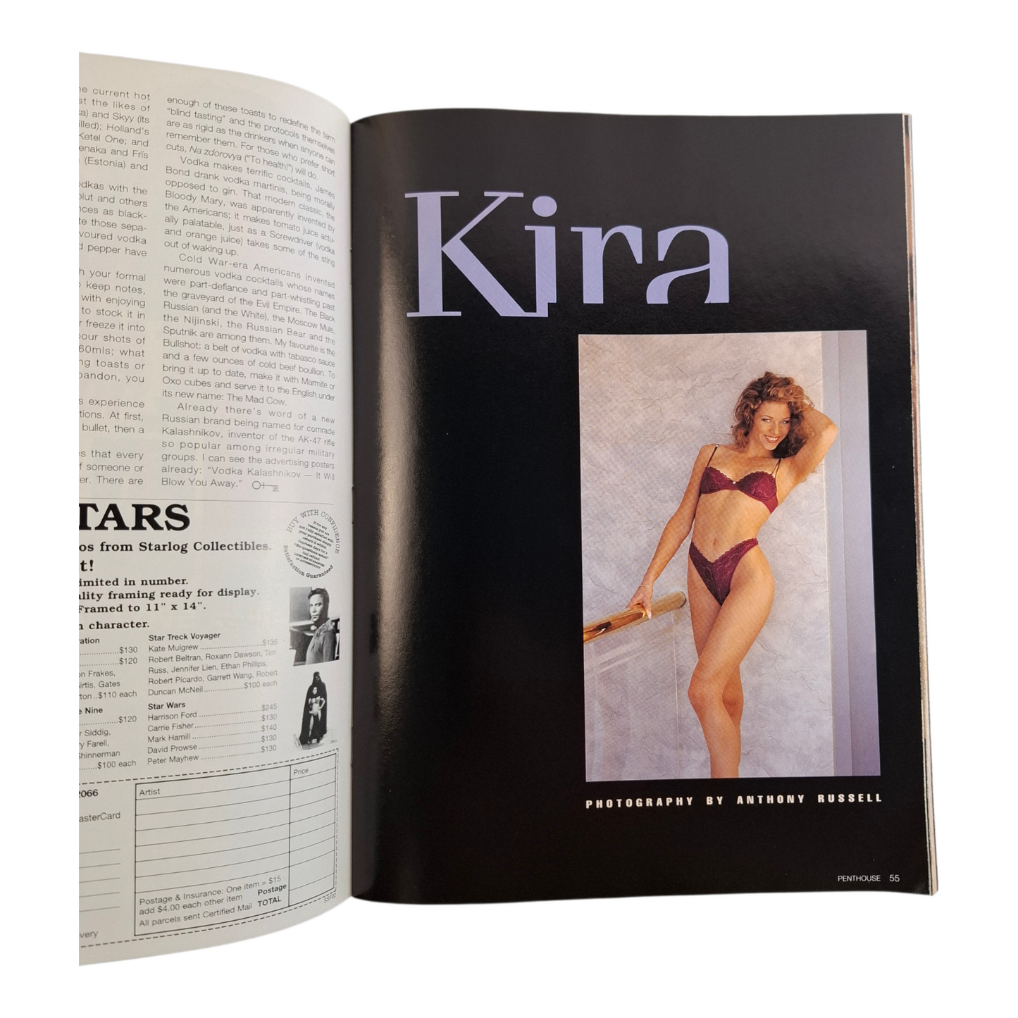 AUSTRALIAN PENTHOUSE Magazine November 1996 Pamela Self / Kira