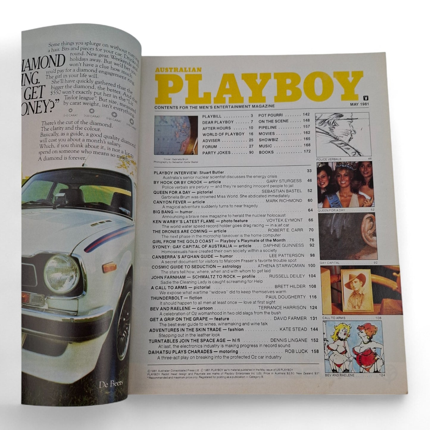Australian Playboy - May 1981 - Gabriella Brum, Michelle Randell, Ken Warby