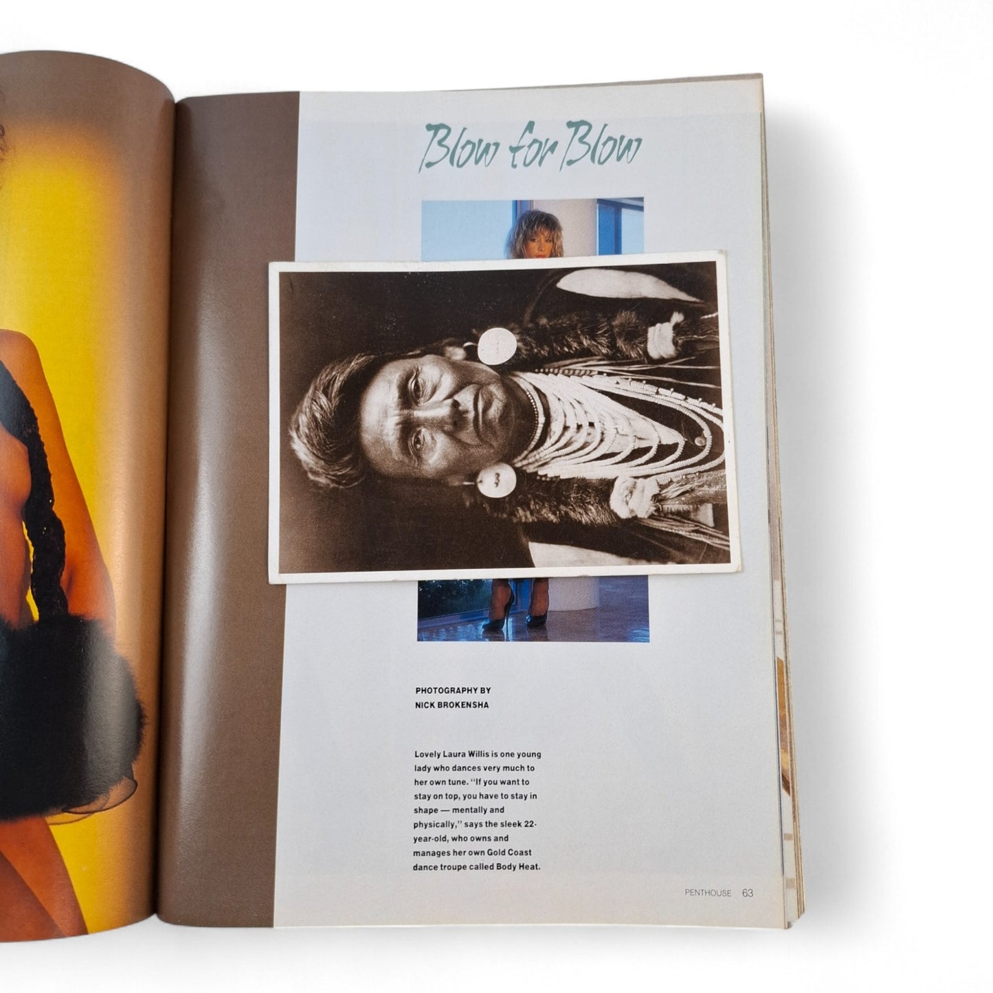 Australian Penthouse Magazine - Limited Edition August 1990 Laura Willis