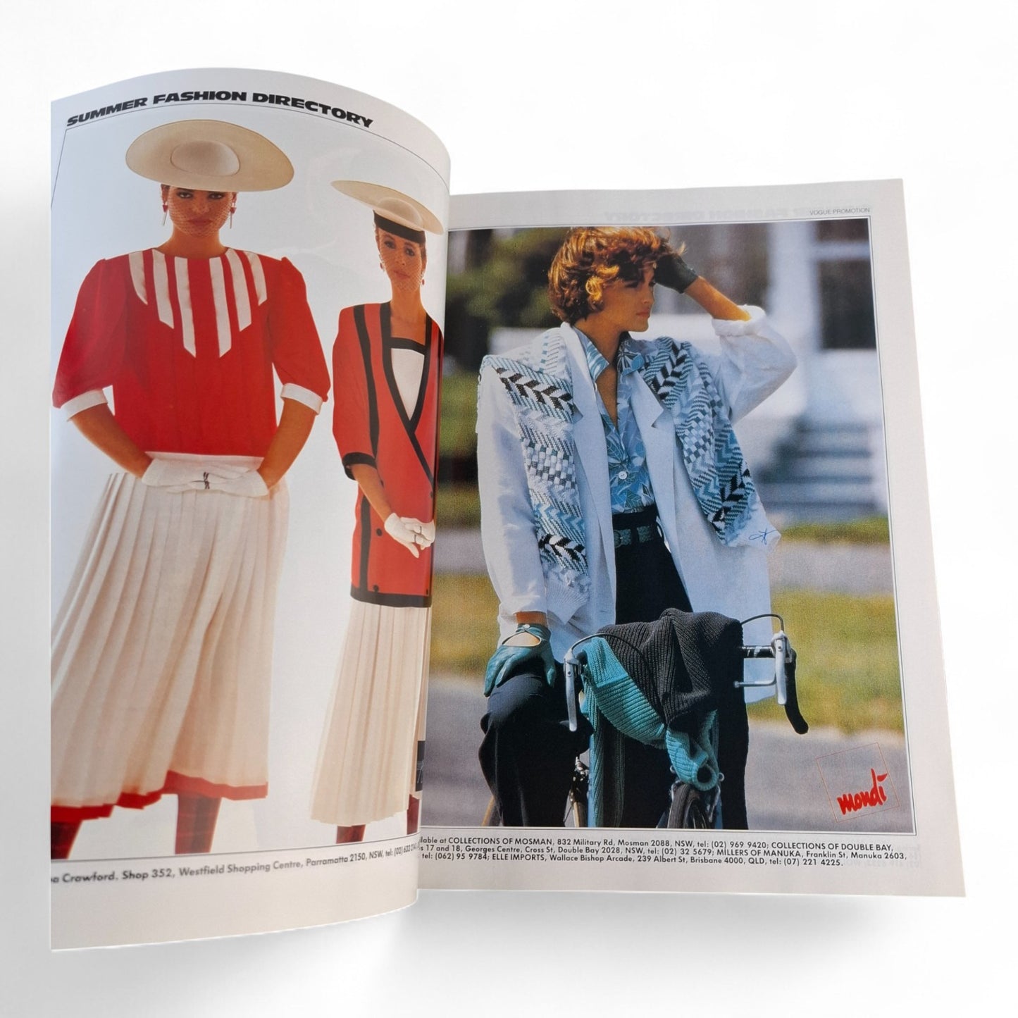 Vogue Australia magazine - September 1985 - Alexa Singer