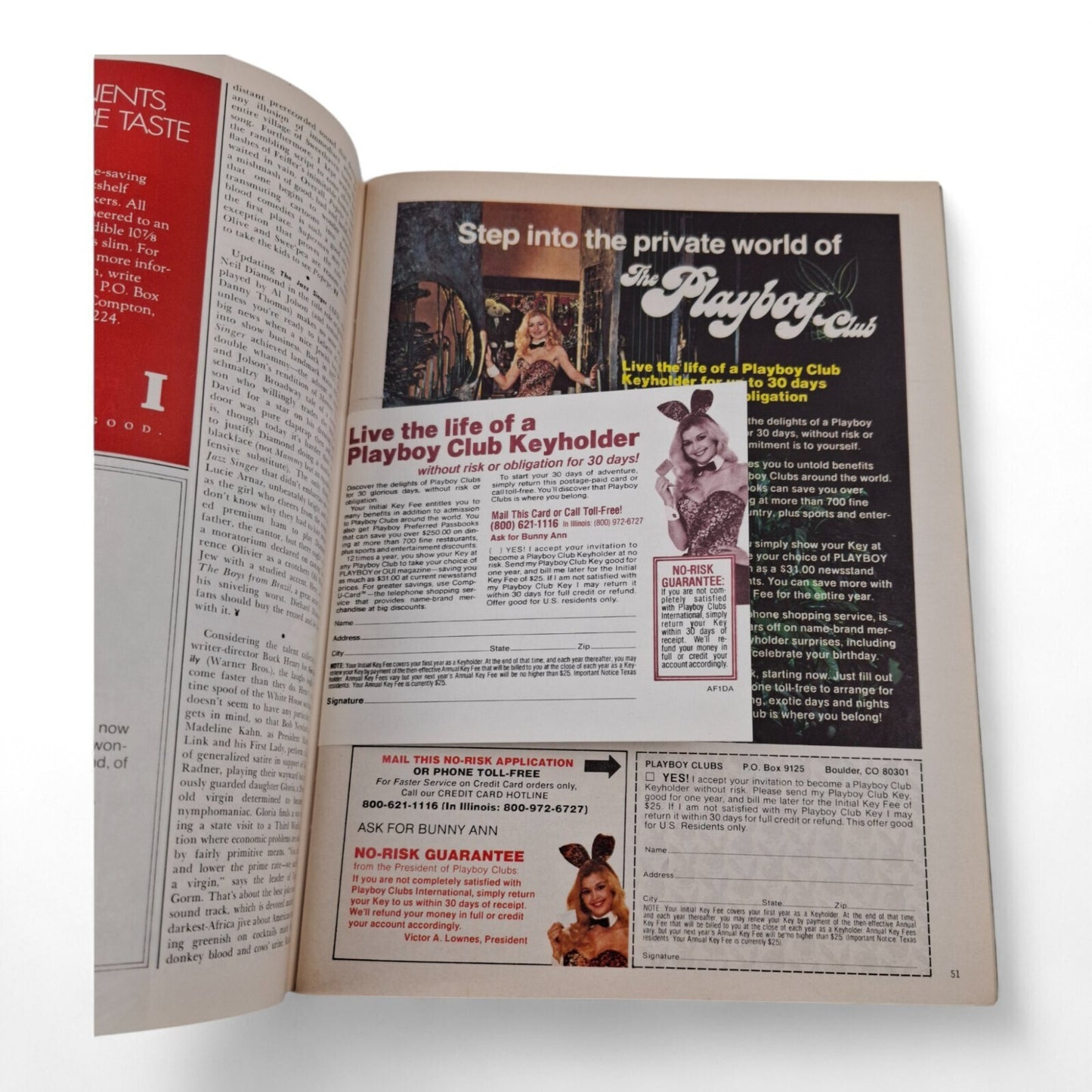 PLAYBOY Magazine US April 1981 - Liz Wickersham Cover