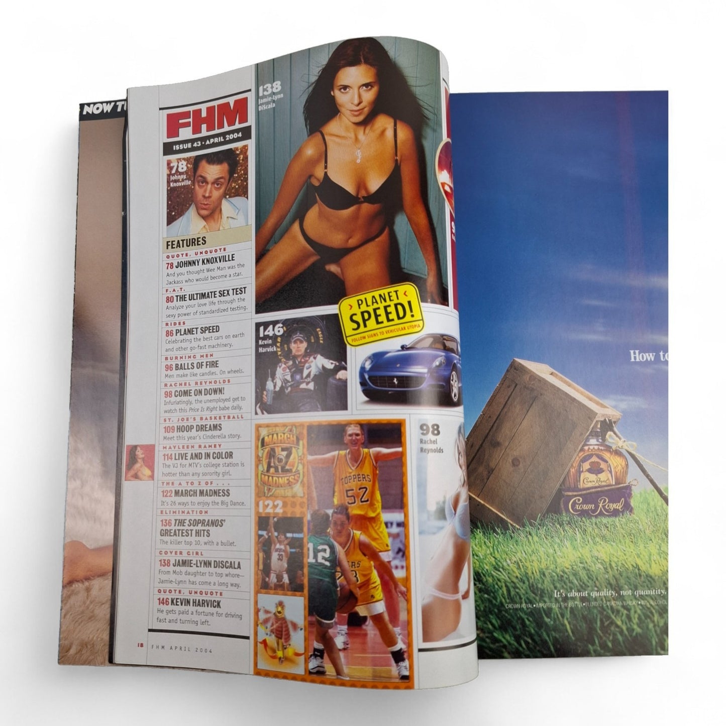 FHM Magazine U.S April 2004 - Jamie-Lynn Discala