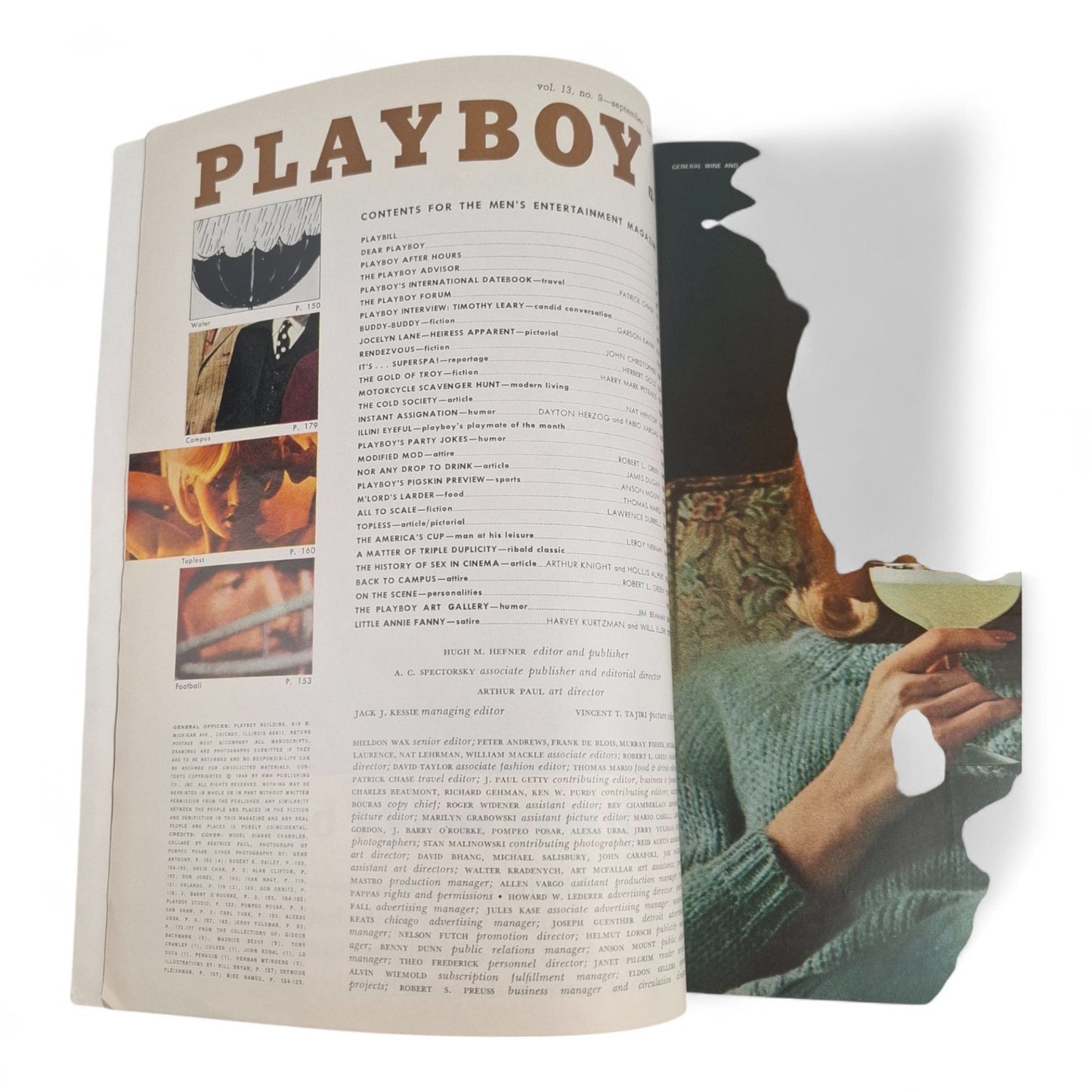 Vintage Playboy Magazine September 1966 Dianne Chandler COMPLETE