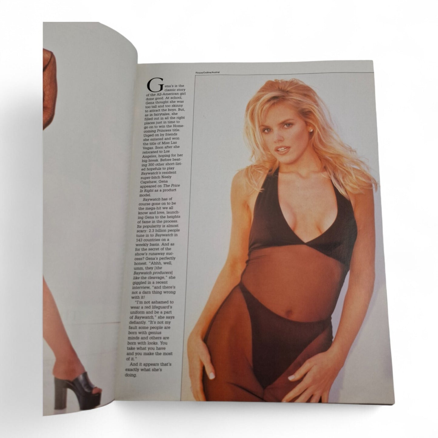 Australian Playboy Magazine April 1997 Gena Lee Nolin