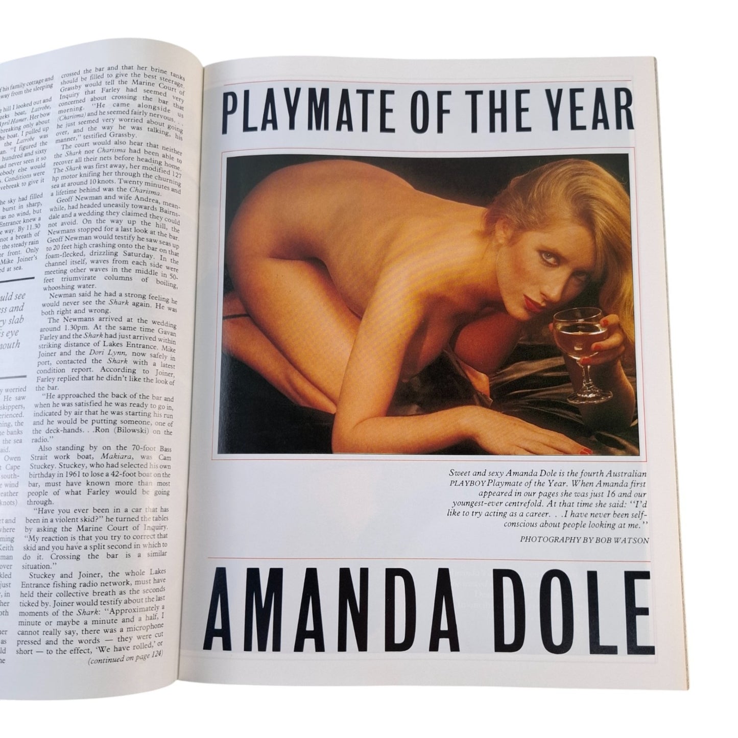 Australian Playboy Magazine April 1983 Amanda Dole / Melinda Mays