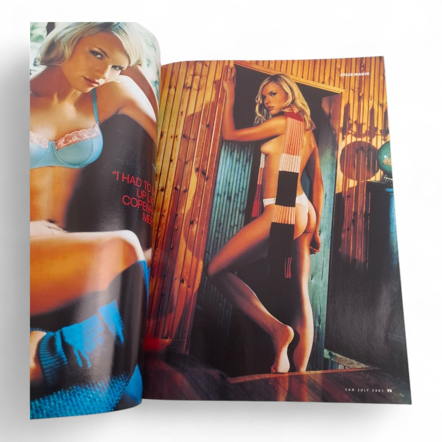 FHM Magazine Australia July 2001 S Club 7 Rachel Stevens